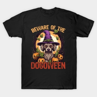 Fur-tastic Halloween Hound Dog Witch Costume T-Shirt